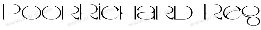 PoorRichard Regular字体转换